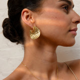 Lorena Gold Statement Stud Earrings