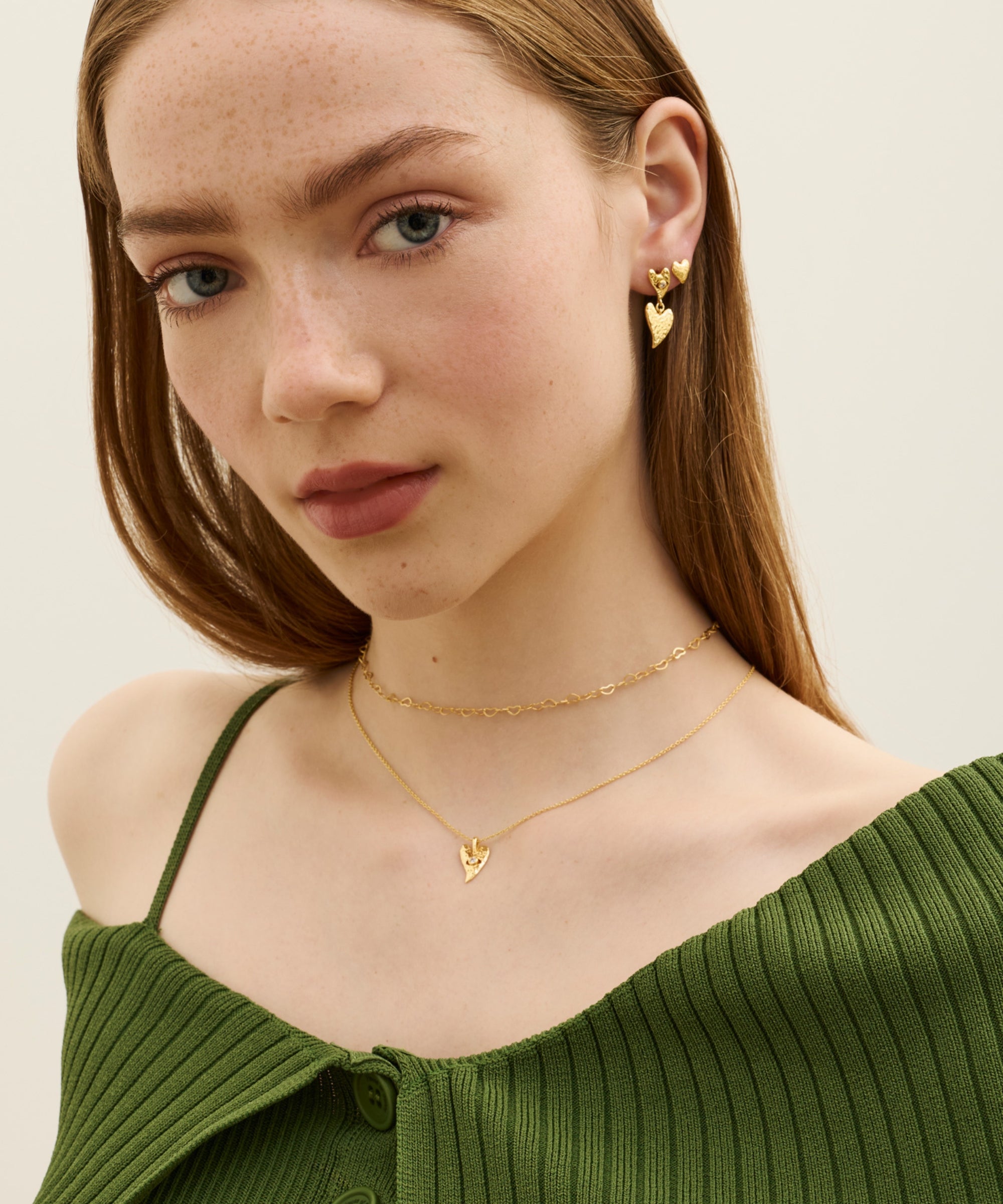 Evil Eye Heart Pendant Necklace | Sustainable Jewellery by Ottoman Hands