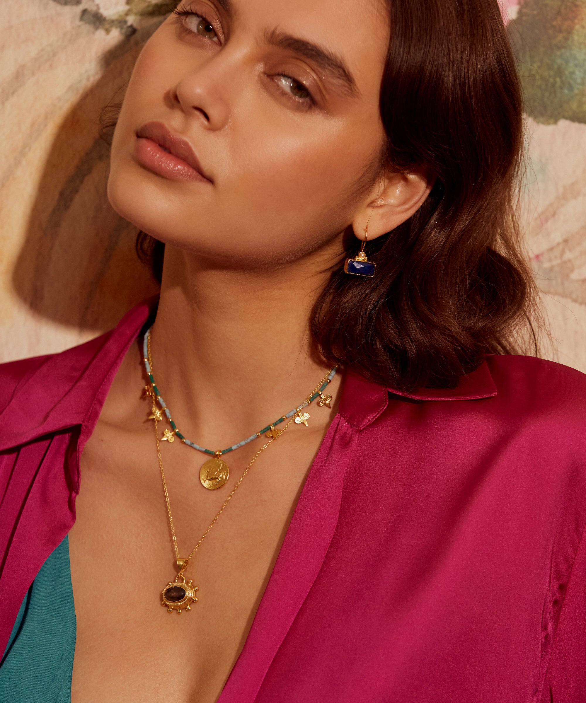 Zand Labradorite Pendant Necklace | Sustainable Jewellery by Ottoman Hands