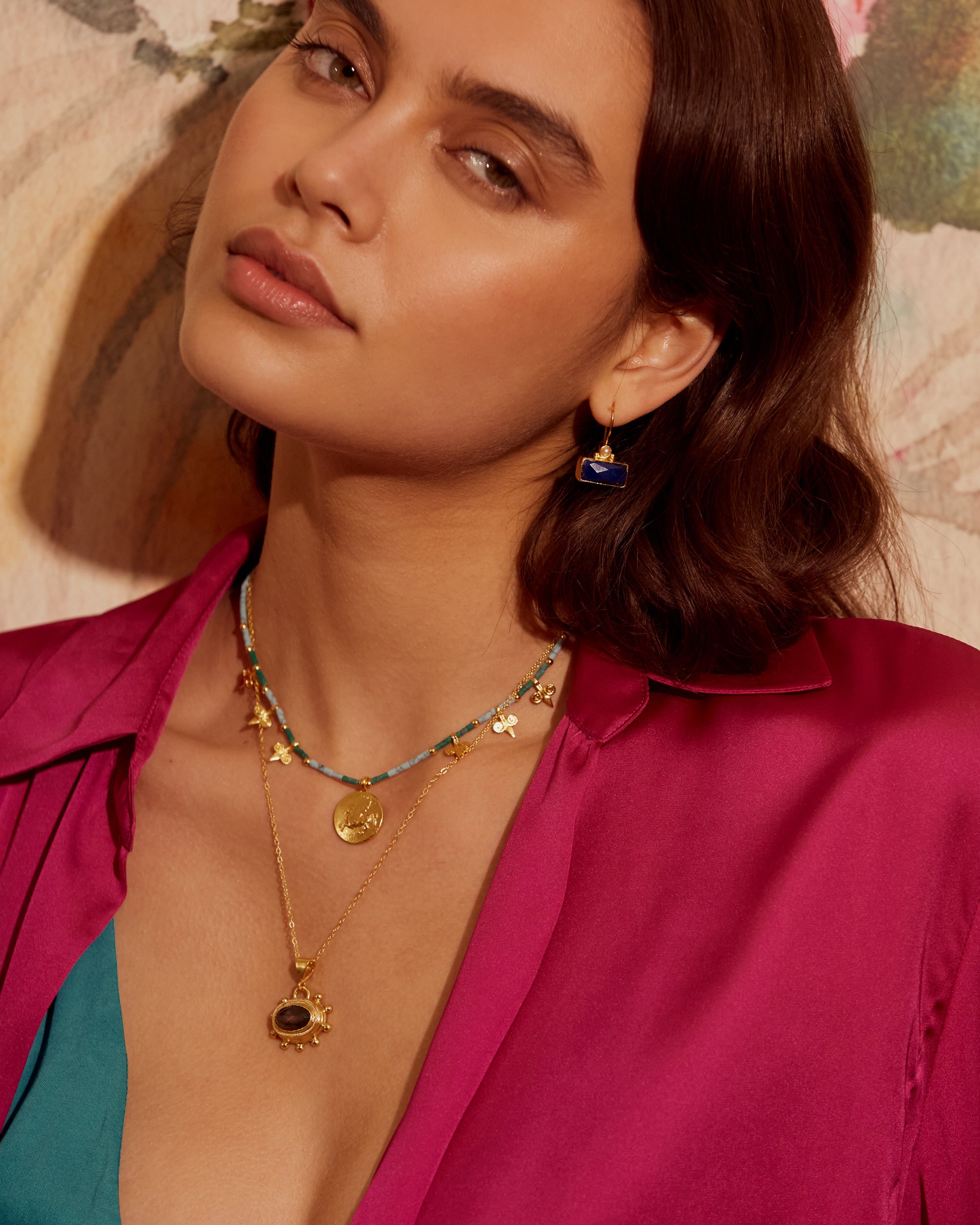 Zand Labradorite Pendant Necklace | Sustainable Jewellery by Ottoman Hands