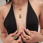 Alessa Labradorite Pendant Necklace | Sustainable Jewellery by Ottoman Hands