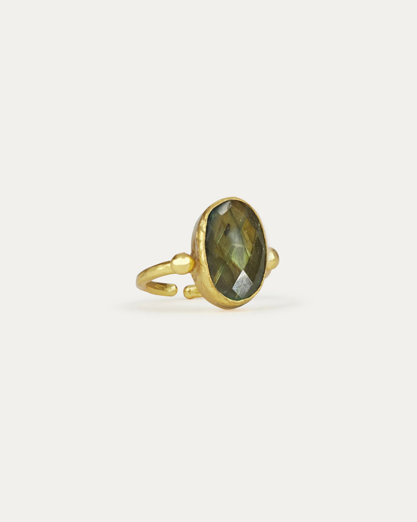Aurelia Labradorite Cocktail Ring