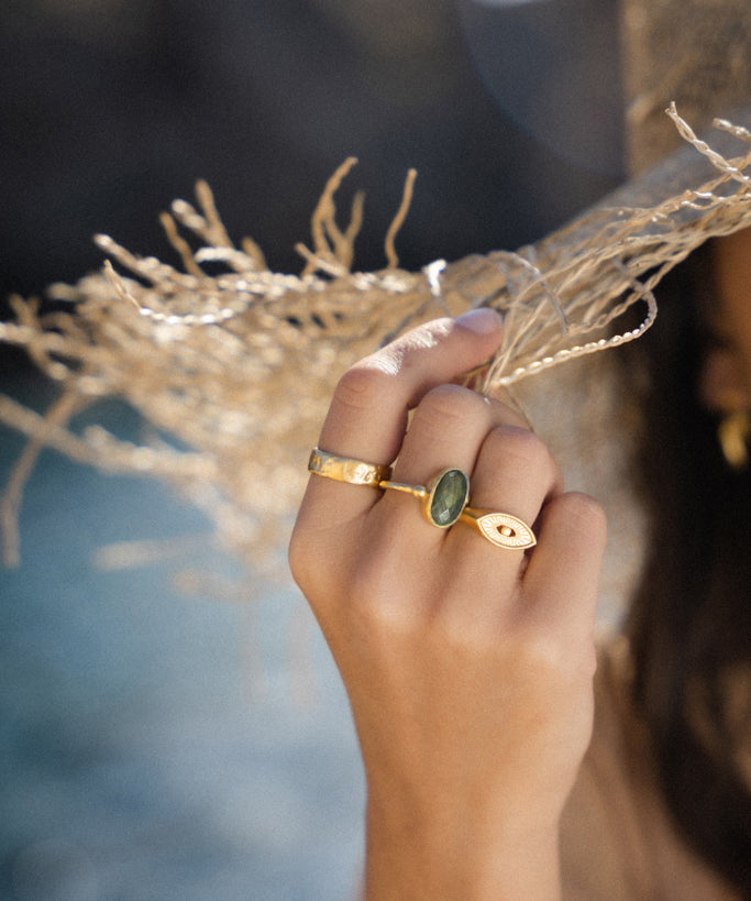 Aurelia Labradorite Cocktail Ring | Ottoman Hands Jewellery