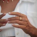 Avalon Pearl Stacking Ring | Sustainable Jewellery by Ottoman Hands