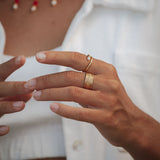 Avalon Pearl Stacking Ring | Sustainable Jewellery by Ottoman Hands