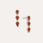 Aventurine Stud Earrings | Sustainable Jewellery by Ottoman Hands
