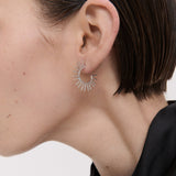 Aylin Sterling Silver Hoop Earrings| Ottoman Hands Jewellery