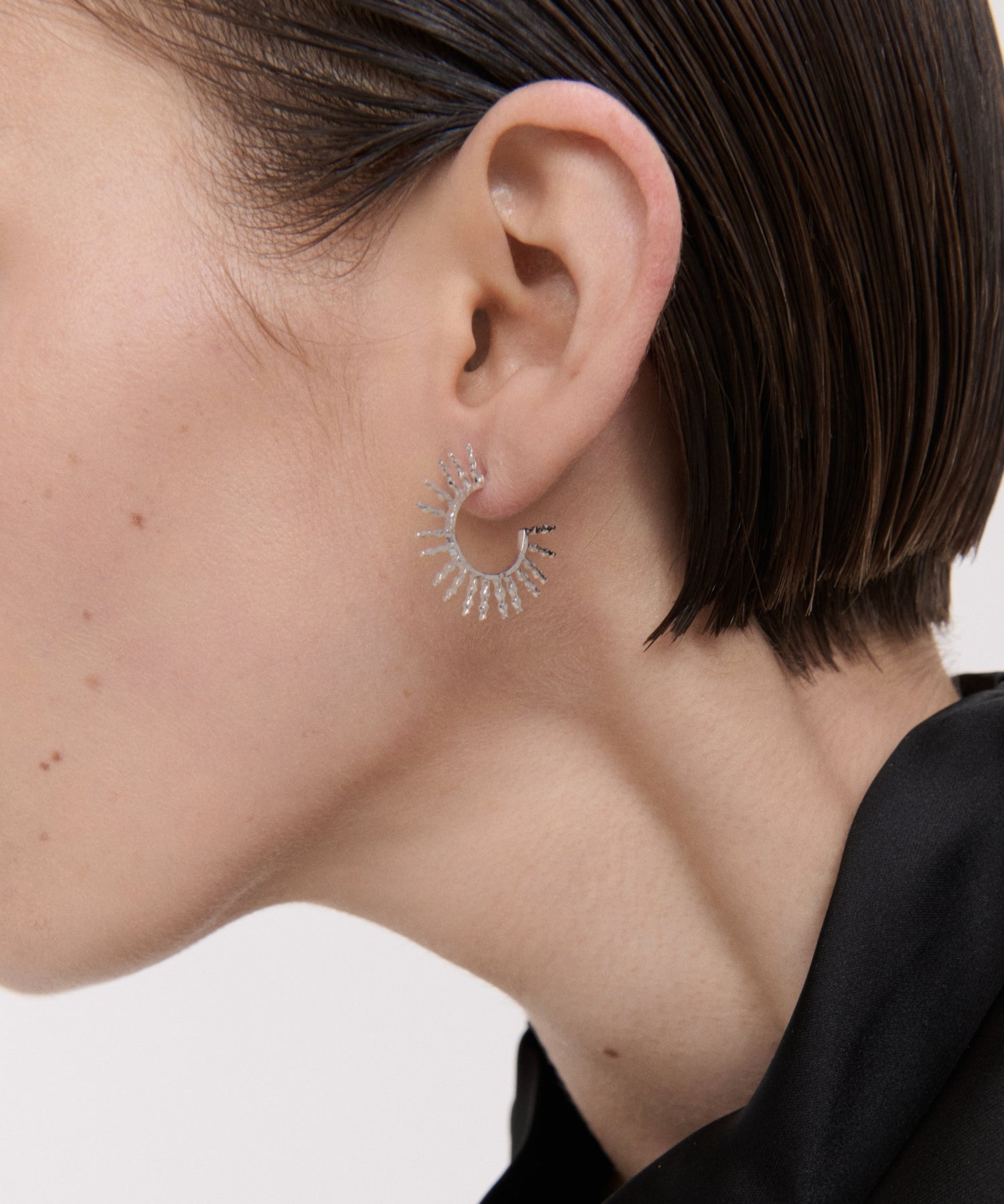 Aylin Sterling Silver Hoop Earrings| Ottoman Hands Jewellery