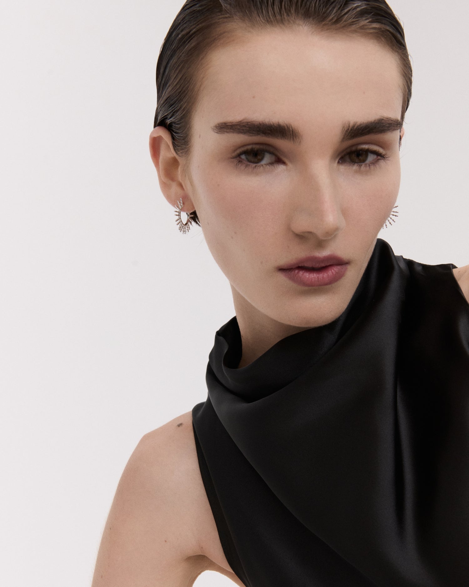 Aylin Sterling Silver Hoop Earrings | Ottoman Hands Jewellery