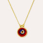 Azra Evil Eye Red Pendant Necklace | Sustainable Jewellery by Ottoman Hands