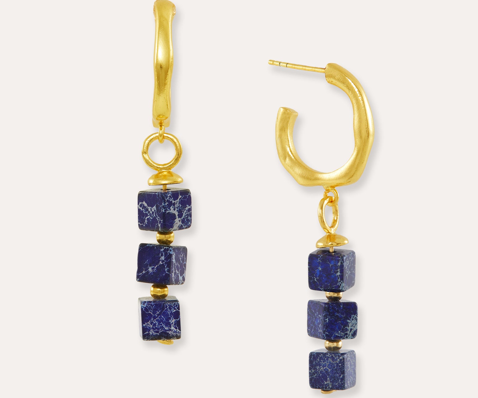 Romy Lapis Drop Earrings | Sustainable Jewellery by Ottoman Hands