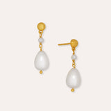 Kyra Pearl Drop Stud Earrings