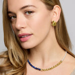 Waterproof Lapis and Pink Jade Beaded Necklace | Sustainable Jewellery by Ottoman Hands