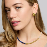 Waterproof Lapis and Pink Jade Beaded Necklace | Sustainable Jewellery by Ottoman Hands