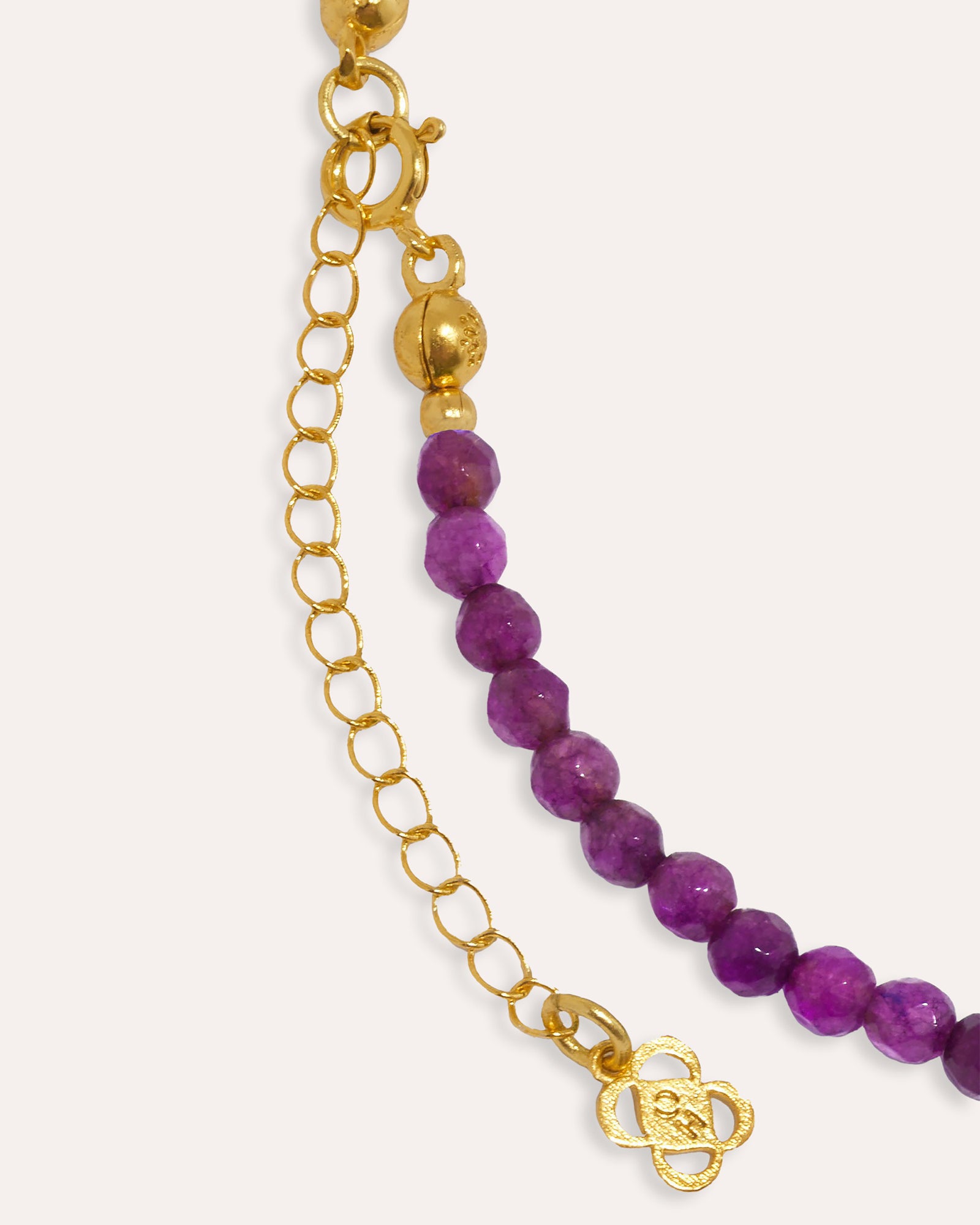 Felice Purple Jade and Turquoise Beaded Necklace | Sustainable Jewellery by Ottoman Hands