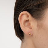 Lapis Star Stud Earrings