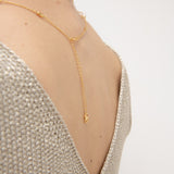 Lyra Pearl Beaded Necklace