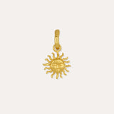 Golden Sun Charm | Sustainable Jewellery by Ottoman Hands