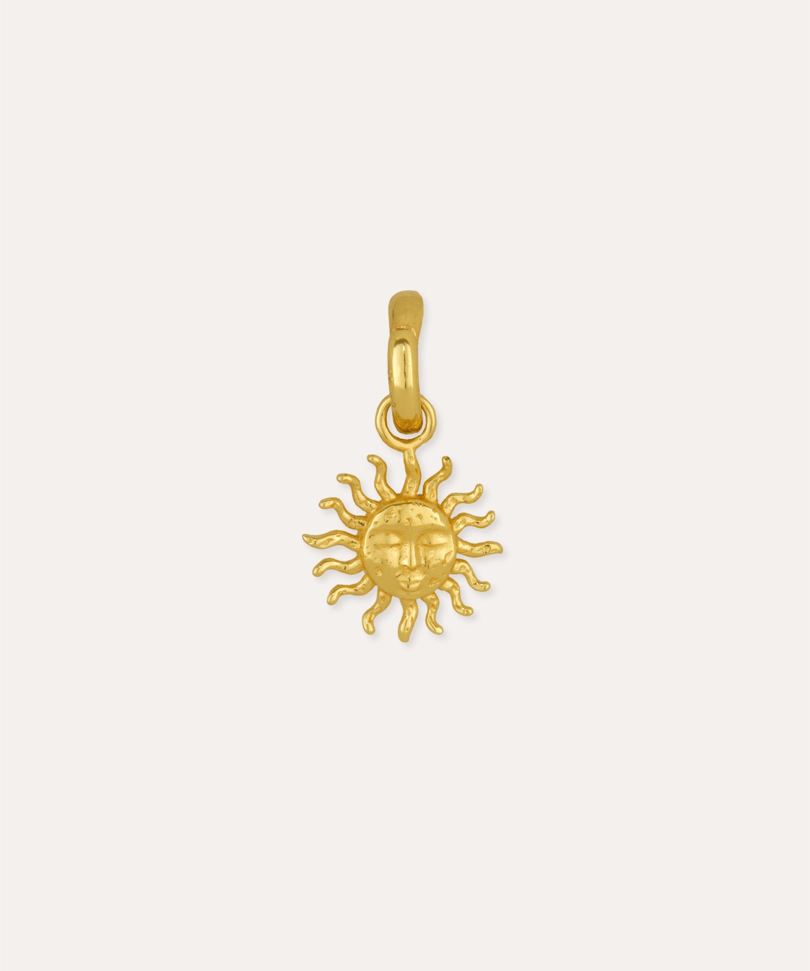 Golden Sun Charm | Sustainable Jewellery by Ottoman Hands