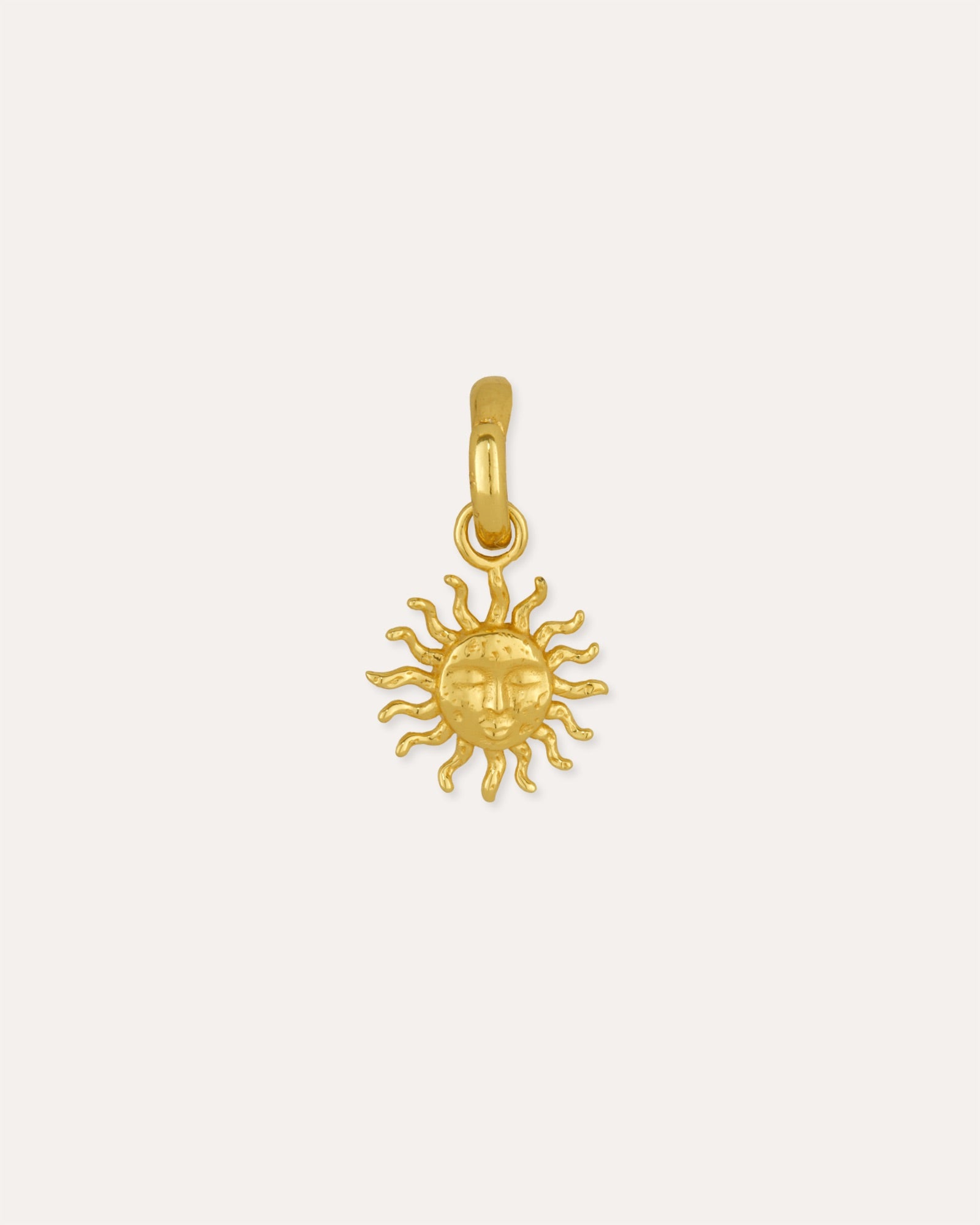 Golden Sun Charm | Sustainable Jewellery by Ottoman Hands