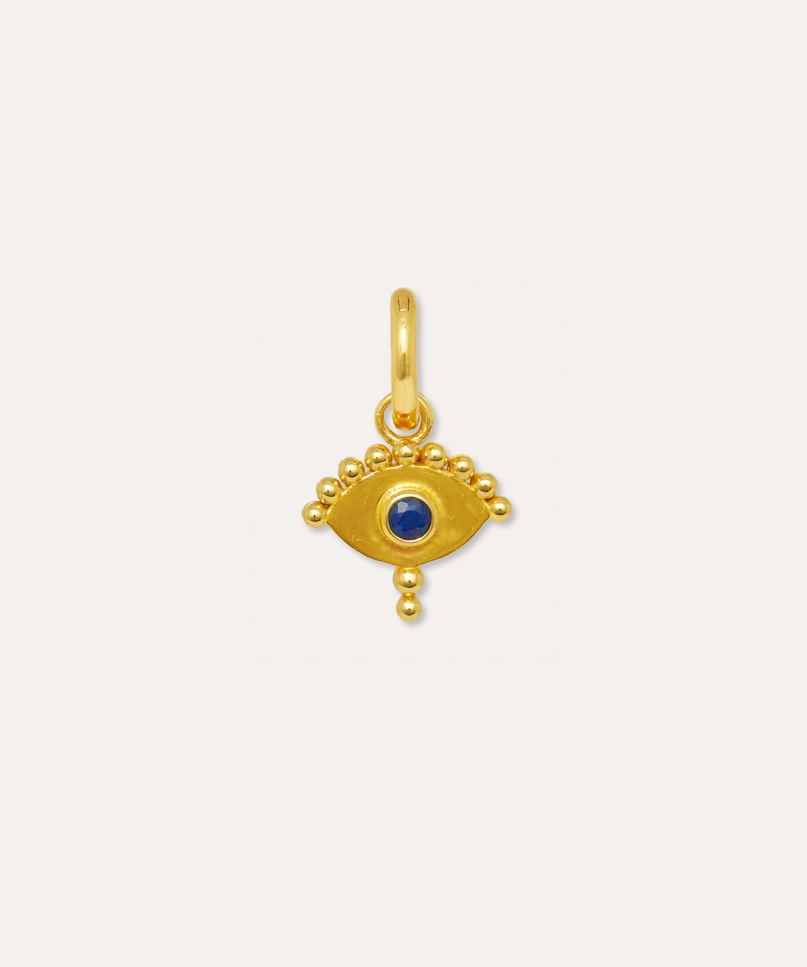 Lapis Evil Eye Charm | Sustainable Jewellery by Ottoman Hands