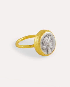 Demeter Mixed Metal Cocktail Ring | Sustainable Jewellery by Ottoman Hands