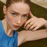 Moonstone Star Drop Earrings | Sustainable Jewellery by Ottoman Hands