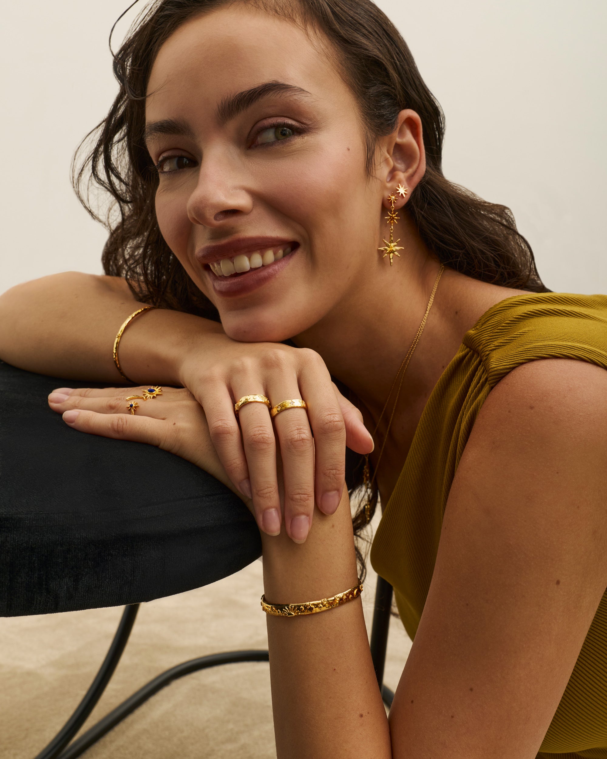 Celestial Cuff Bracelet | Sustainable Jewellery by Ottoman Hands