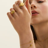 Heart Chain Bracelet Set