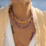 Clara Evil Eye Beaded Necklace - Mother & Child Set | Sustainable Jewellery by Ottoman Hands