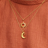 Crescent Moon Pendant Necklace | Sustainable Jewellery by Ottoman Hands