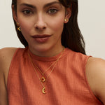 Crescent Moon Pendant Necklace | Sustainable Jewellery by Ottoman Hands