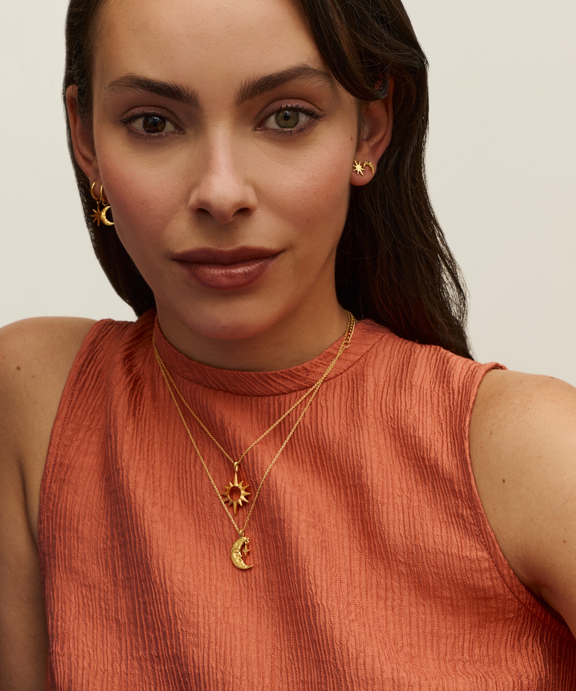 Crescent Moon Pendant Necklace | Sustainable Jewellery by Ottoman Hands