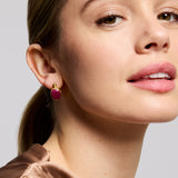 Siena Ruby Stud Earrings | Sustainable Jewellery by Ottoman Hands