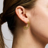 Aylin Gold Hoop Earrings