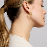 Aylin Gold Hoop Earrings