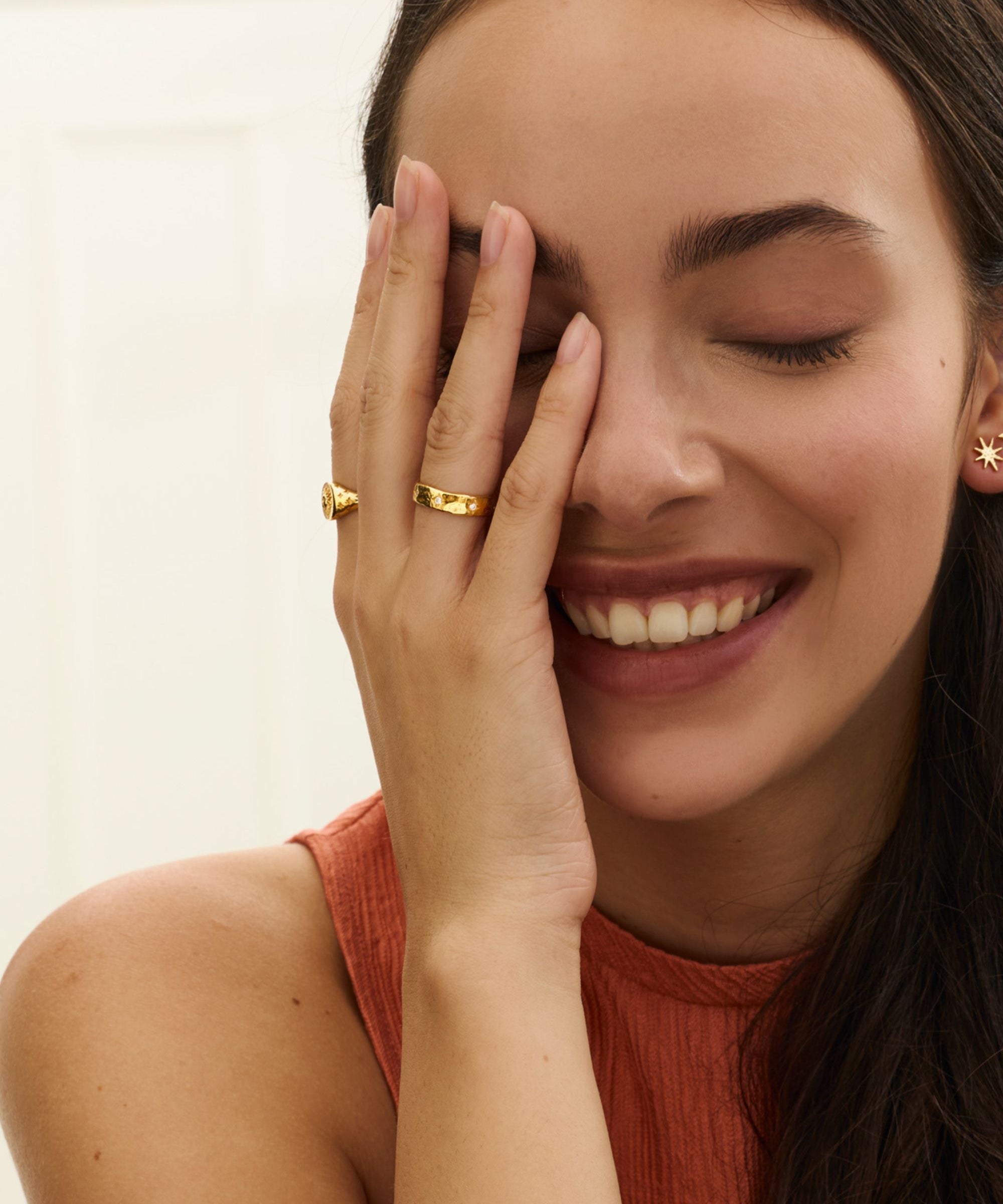 Crystal Star Band Ring | Ottoman Hands Jewellery