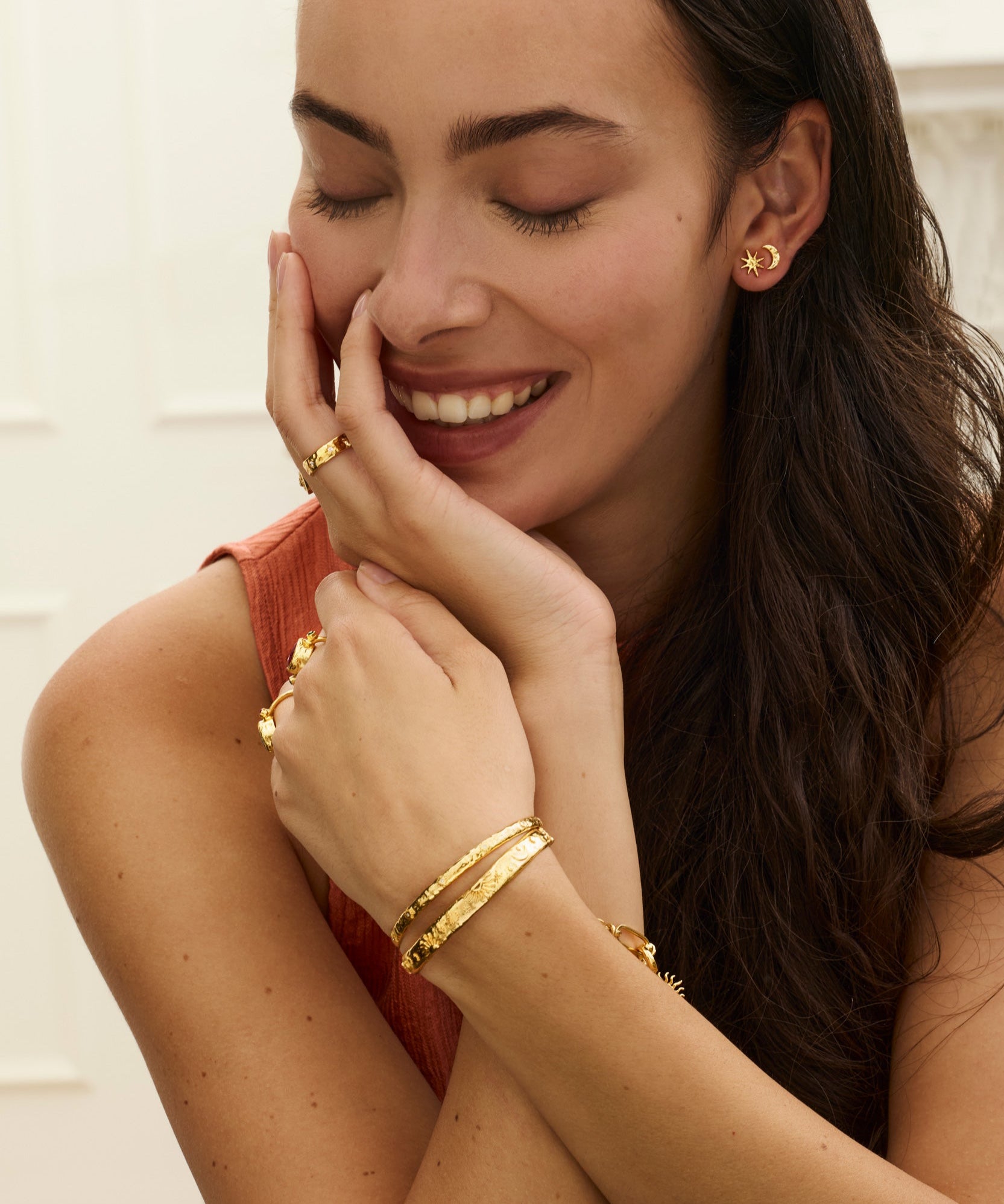 Crystal Star Cuff Bracelet | Ottoman Hands Jewellery