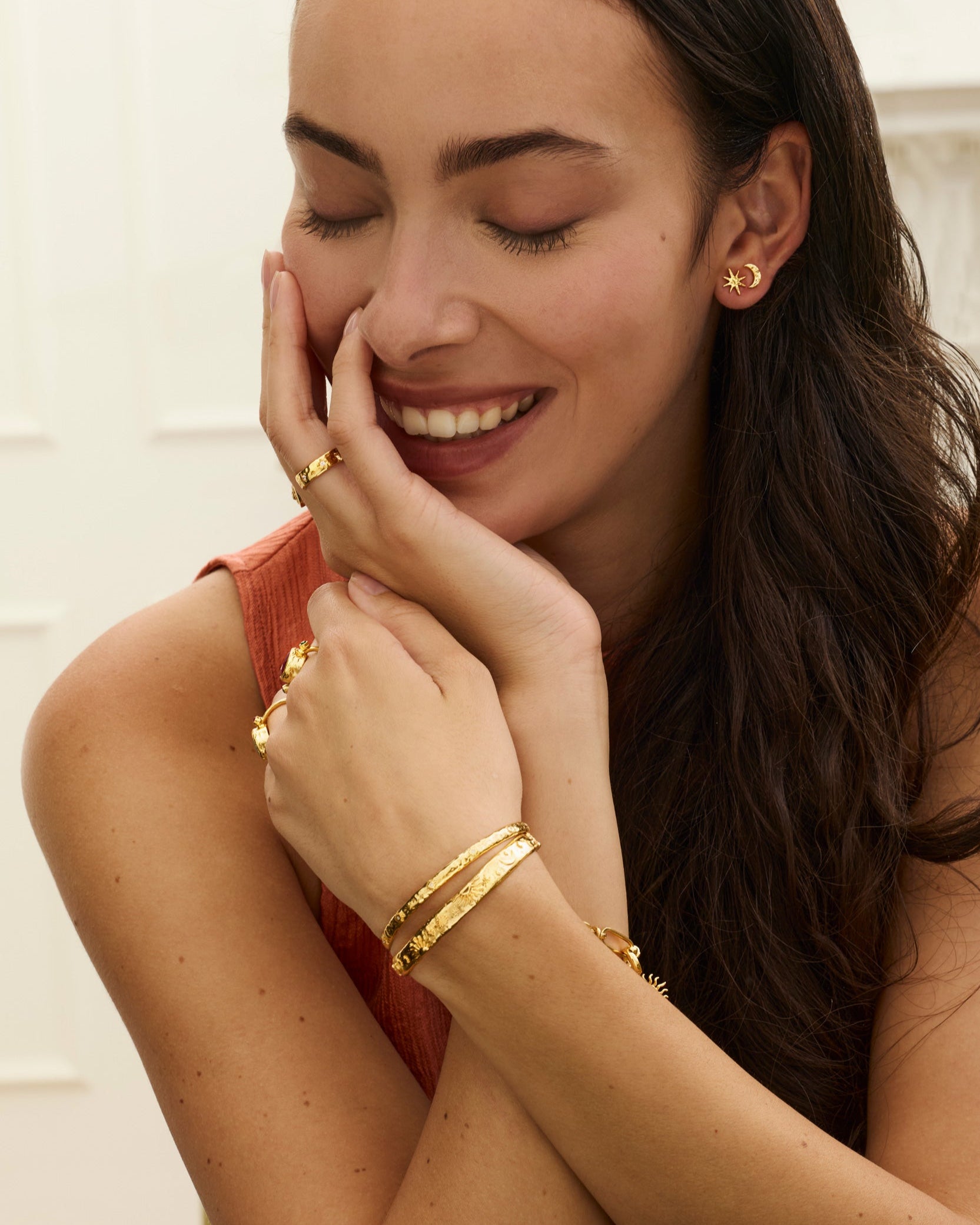 Crystal Star Cuff Bracelet | Ottoman Hands Jewellery