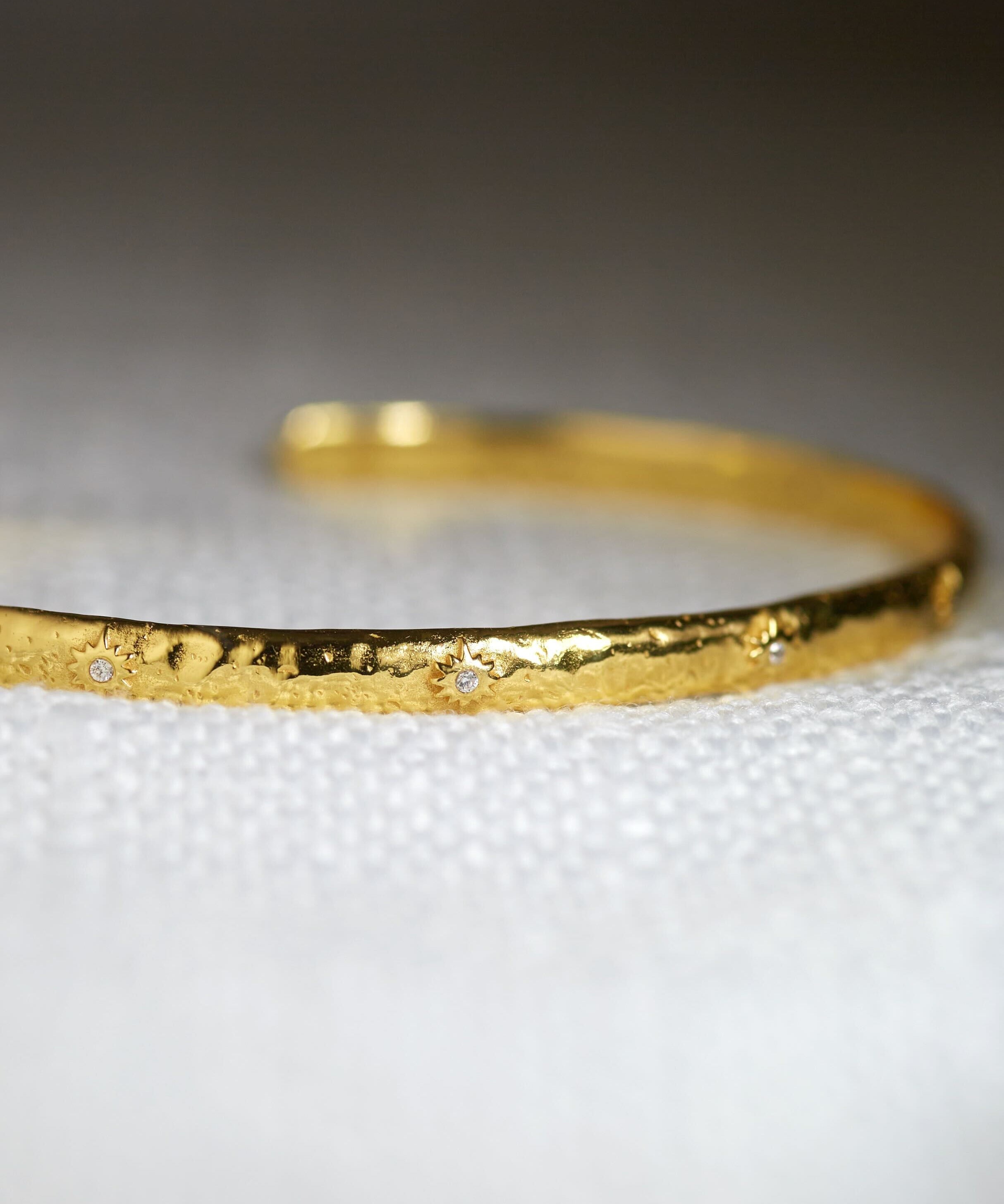 Crystal Star Cuff Bracelet | Ottoman Hands Jewellery