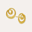 Dalia Twist Gold Stud Earrings | Ottoman Hands Jewellery