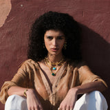 Daphne Turquoise Chain Necklace