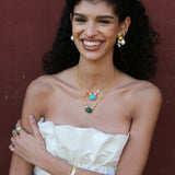 Daphne Turquoise Chain Necklace