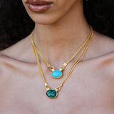Daphne Turquoise Chain Necklace