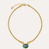 Daphne Emerald Chain Necklace | Sustainable Jewellery by Ottoman Hands