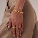 Dela Textured Band Ring