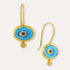 Alara Blue Evil Eye Drop Earrings | Sustainable Jewellery by Ottoman Hands