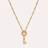 Guiding Star Key Pendant Necklace  | Ottoman Hands Jewellery