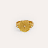 Pearl Shield Stacking Ring | Ottoman Hands Jewellery