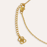 Pearl and White Topaz Shield Pendant Necklace | Ottoman Hands Jewellery